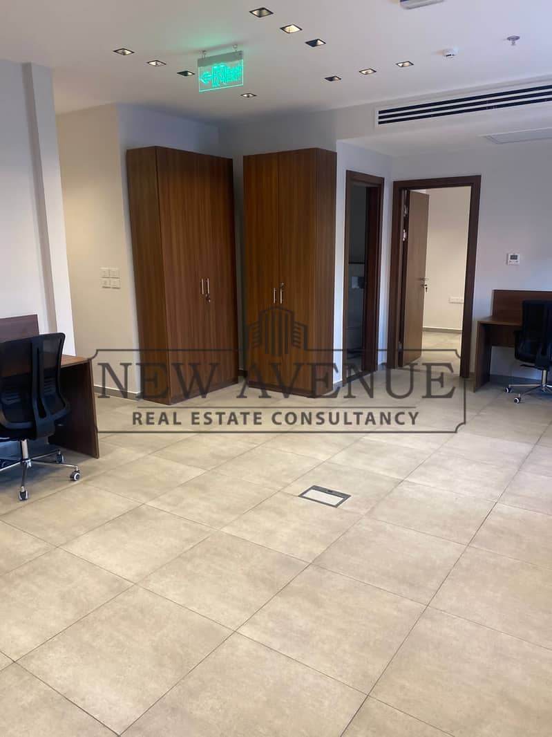 Furnished Admin Office 190 sqm in a Business Building Direct on Mohi Al Din Abou Al Ezz for Rent - Widok 4