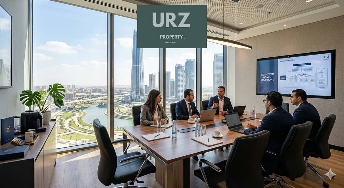 Invest in prime administrative location high ROI New Capital office for sale at Tag Tower facing Iconic Tower near R3 Al Maqsad New Garden City - Widok 2