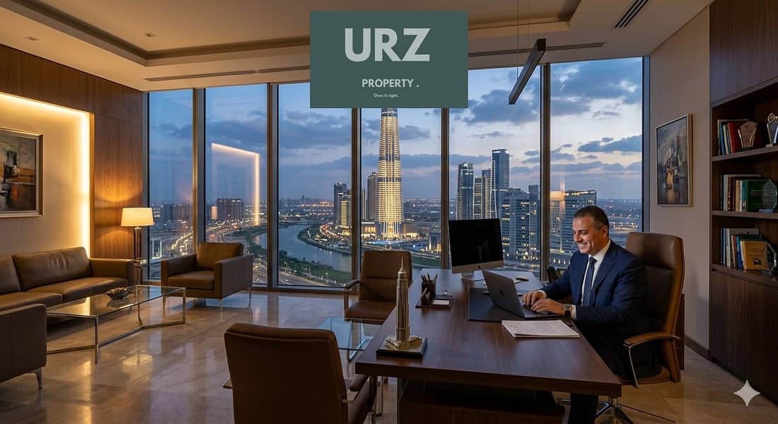 Invest in prime administrative location high ROI New Capital office for sale at Tag Tower facing Iconic Tower near R3 Al Maqsad New Garden City - Widok 3