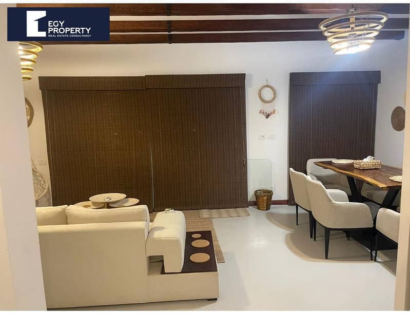 Chalet 1st row on lagoon For Sale in Swanlake Gouna Fully Furnished with attractive price – pohled 2