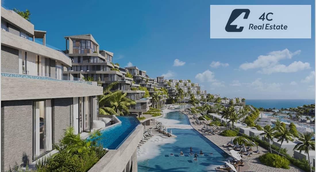 Lagoon And Sea View | Ground Duplex With Private Garden For Sale In IL Monte Galala | Prime Location - Ansicht 3
