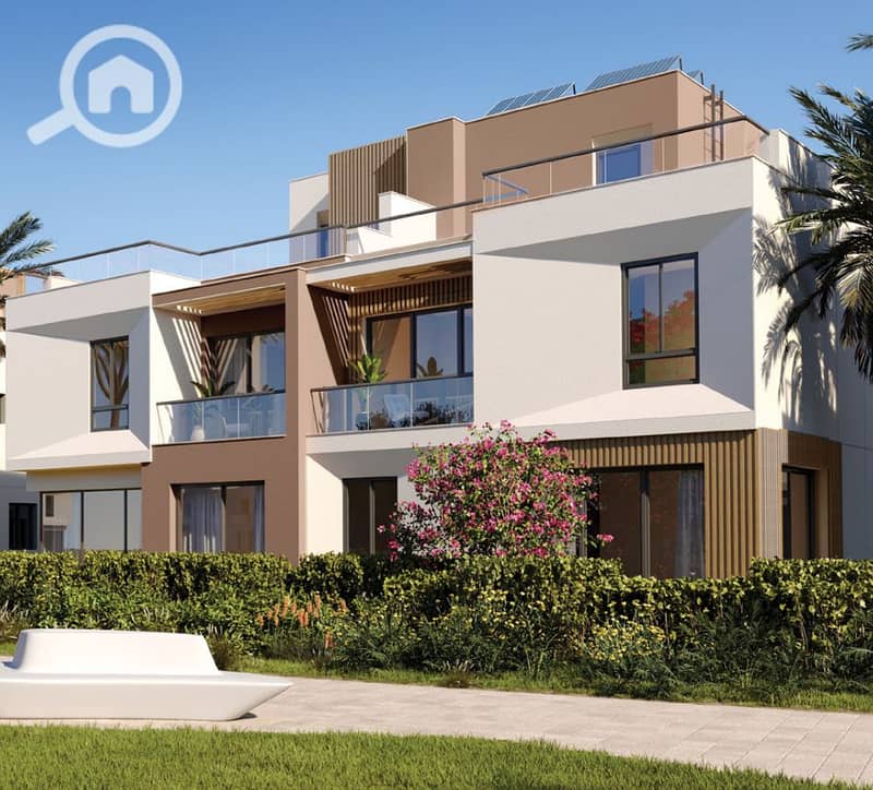 Townhouse for sale in Vye Sodic Compound in Sheikh Zayed near Beverly Hills - Widok 4