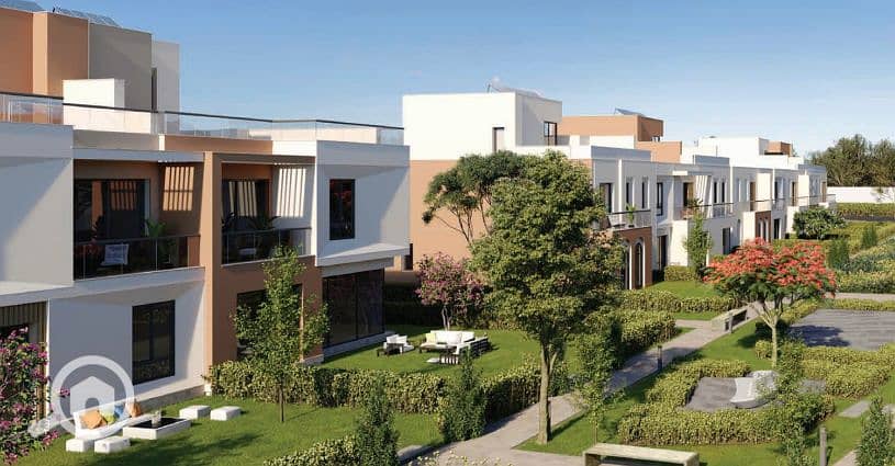 Townhouse for sale in Vye Sodic Compound in Sheikh Zayed near Beverly Hills - Więcej