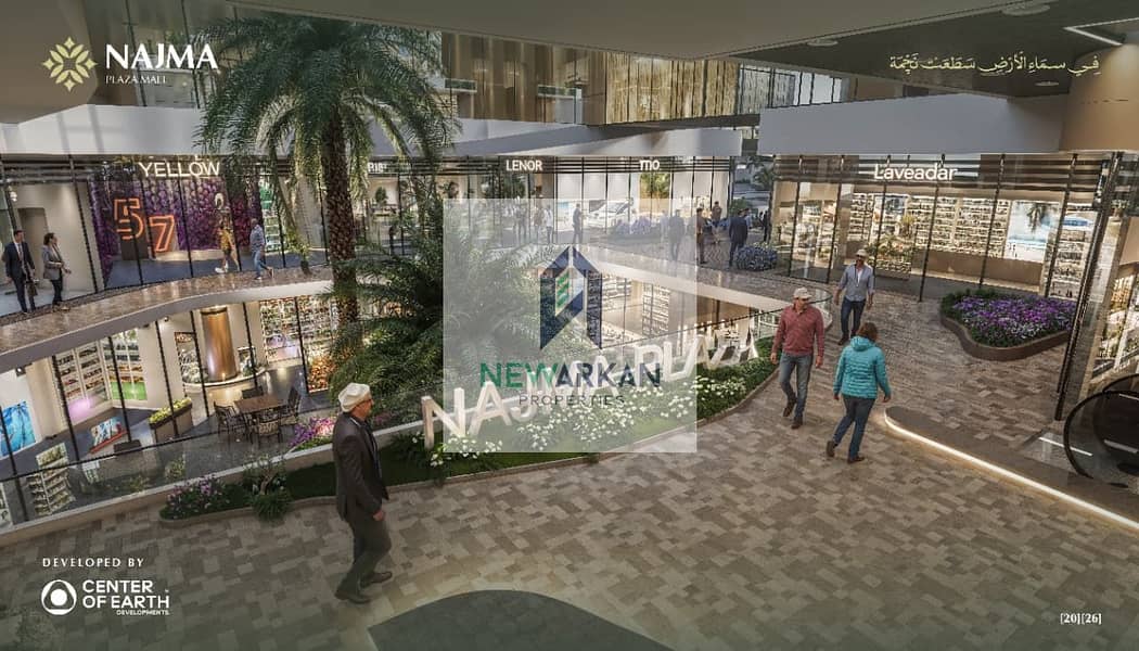 Own a 55 sq m clinic with a 550,000 EGP down payment, a 10% discount, and installments over 8 years. Second plot on the Dahshur Link Road, a prime loc - Mehr