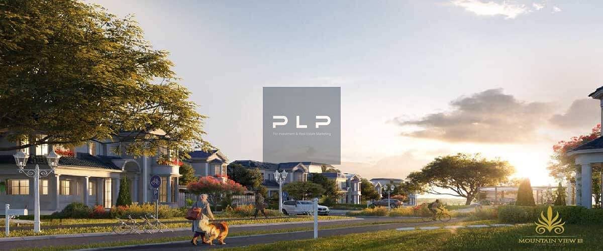 Townhouse for sale at the lowest price on the market, ready for immediate occupancy, with a lagoon view in Mountain View 3, Fifth Settlement - Mountai - Ansicht 5