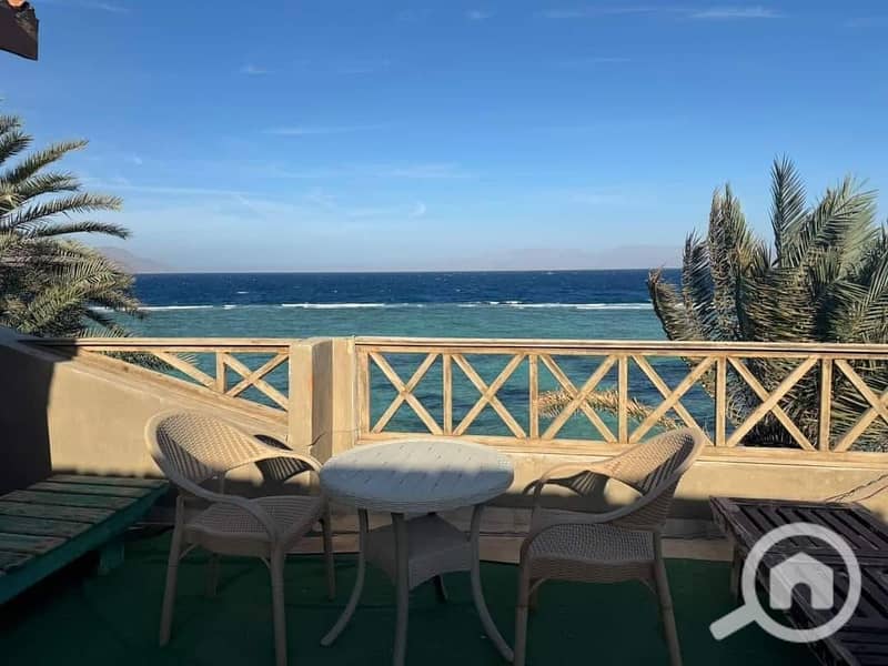 First row beach chalet for sale, Ready To Move, 3rooms, super lux finishing, in Ain Sokhna, Lasrina Village, Palm Beach - Ansicht 2