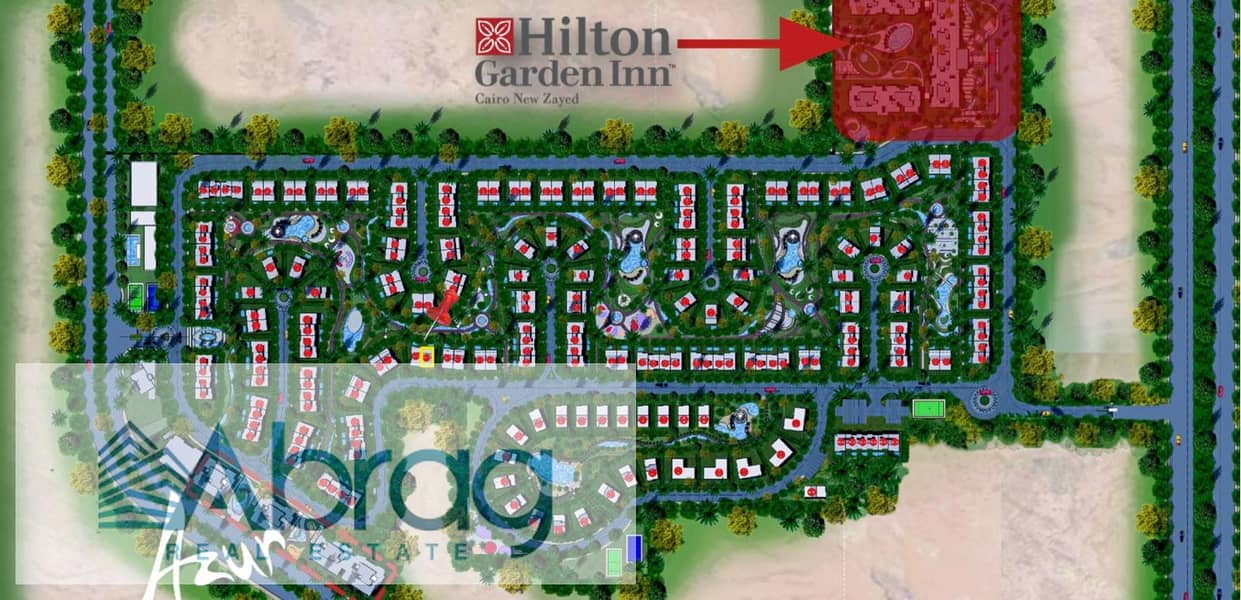 Twin house for sale, 285 sq m, 10-year installments, Basin 1, Menorca Compound, Sheikh Zayed - Ansicht 4