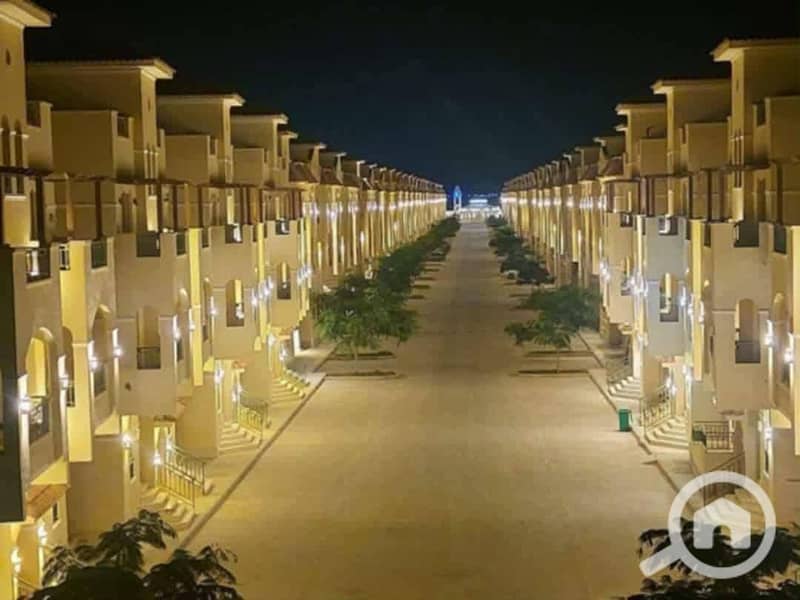 First row beach chalet for sale, Ready To Move, 3rooms, super lux finishing, in Ain Sokhna, Lasrina Village, Palm Beach – další