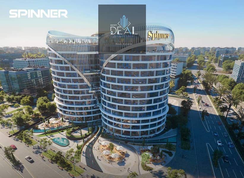 Own Your 48 SQM Office Now at Spinner Mall – The Heart of the New Administrative Capital Located on Al Amal Axis, one of the most important - Widok 2