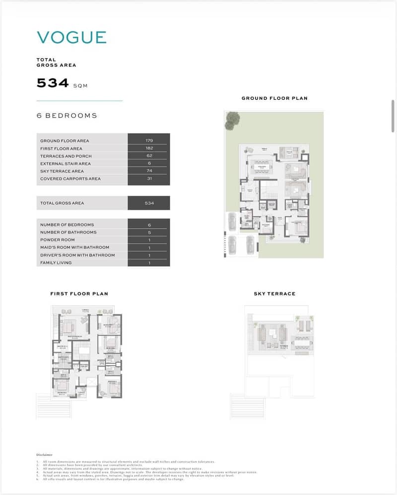 Standalone Villa VOGUE by Emaar Fully Finished - Ansicht 4