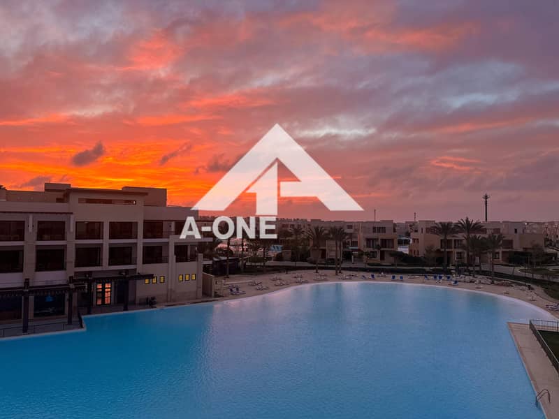 Chalet for rent with the best lagoon view at the lowest rental price in Blanca Marassi North Coast Sidi Abdel Rahman - Widok 4