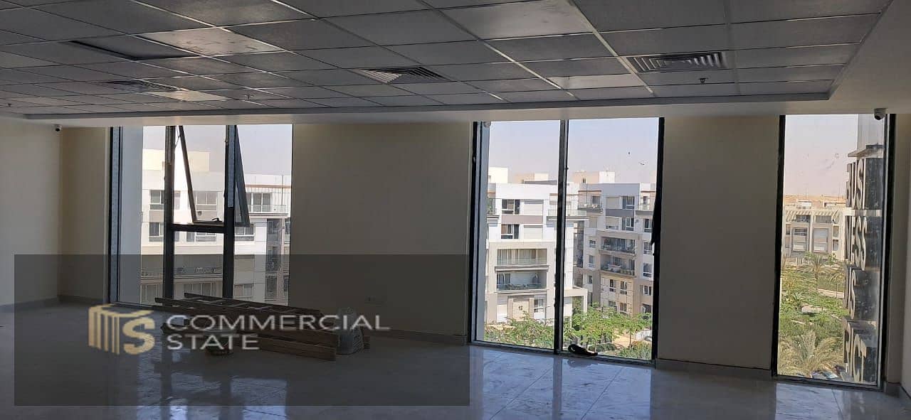 Finished Office at Hyde Park 113m for Rent -New Cairo – pohled 3