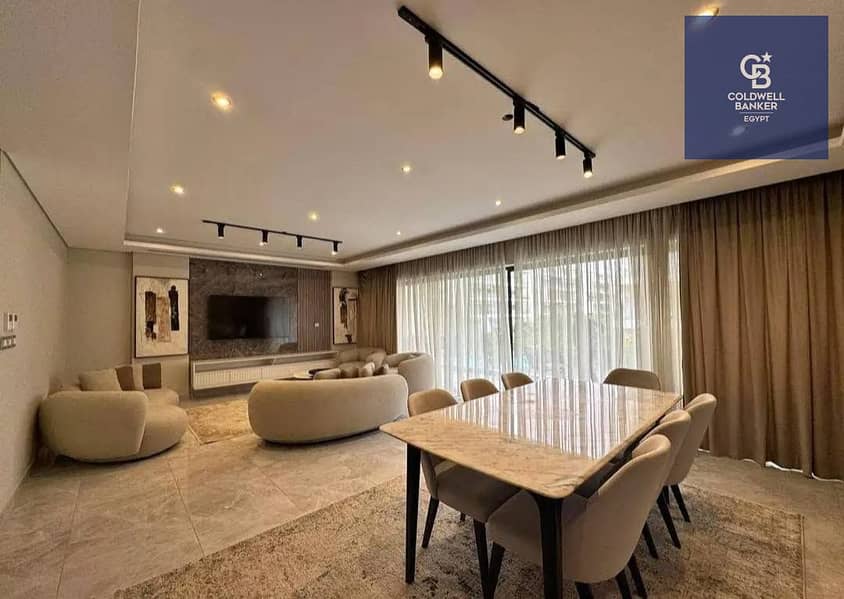 3-bedroom apartment, delivered fully finished with air conditioning and a fully equipped kitchen in Hacienda Ras El Hekma, North Coast, with down paym - Widok 4
