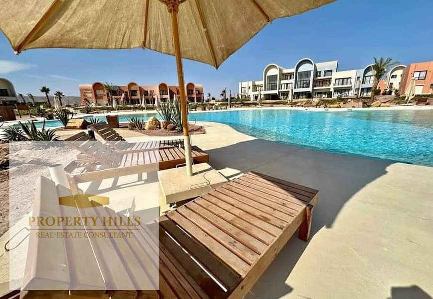 Chalet with hotel finishing kamran el gouna ground first second with a private garden - Widok 6