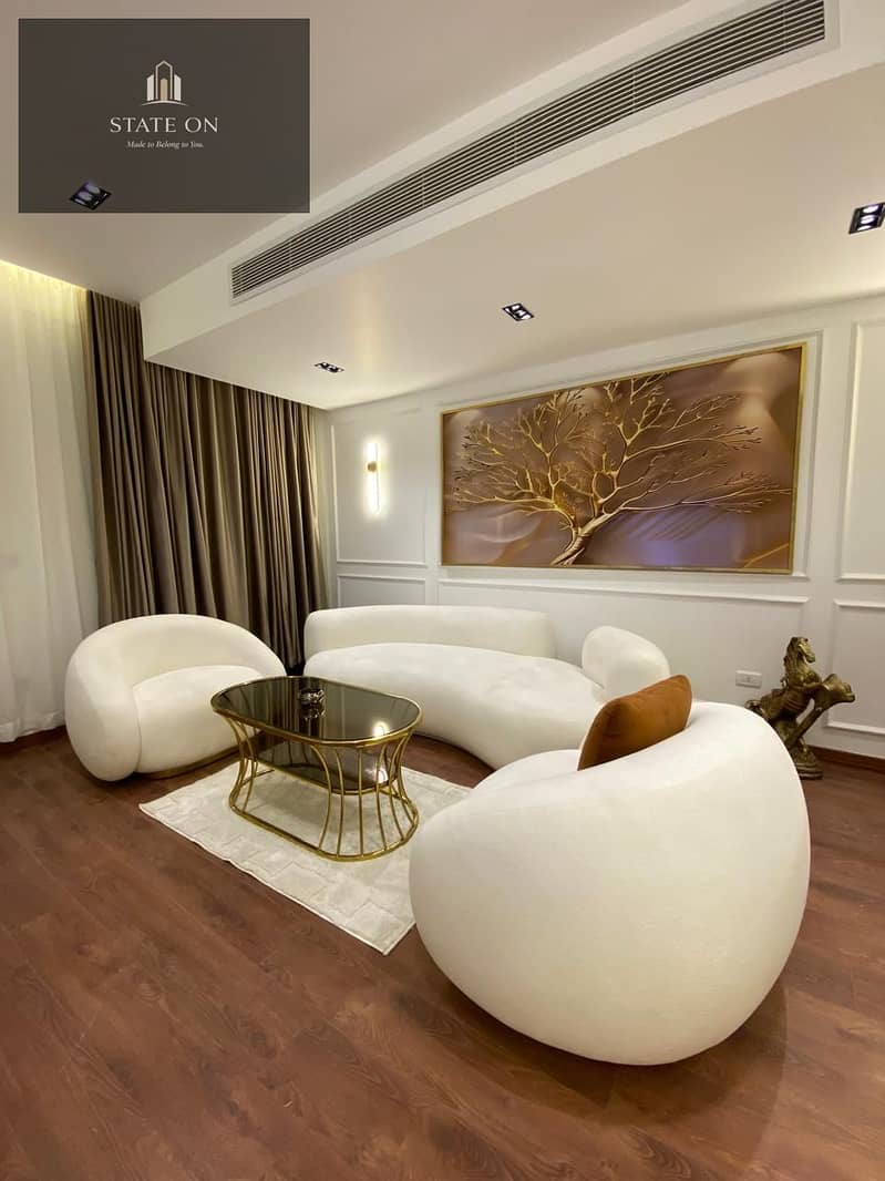 Luxury villa for rent, fully furnished with modern furniture, prime location, ready for immediate occupancy in Madinaty. - Ansicht 2