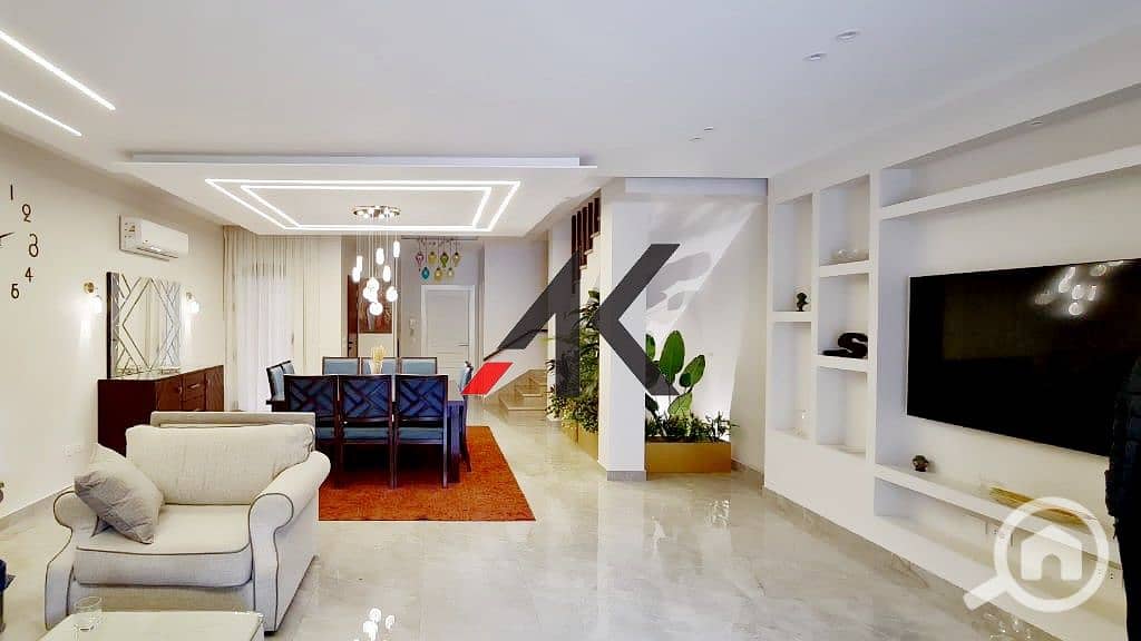Finished Town Middle villa For Sale in Layan Residence - New Cairo - Ansicht 2