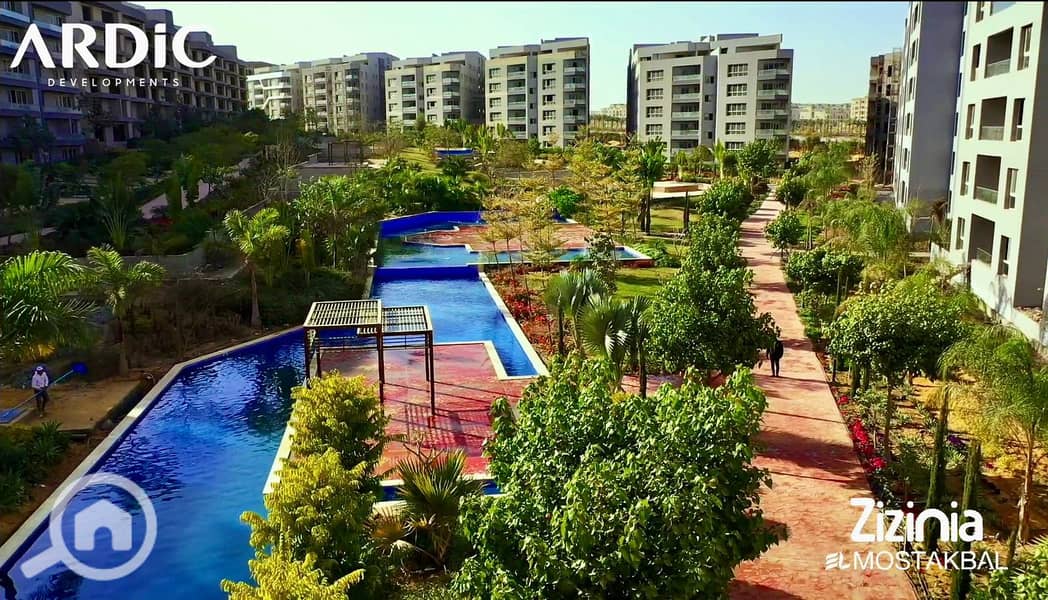 146 SQM Ready to Move Apartment for Sale in Zizinia Mostakbal City | 2 Bedrooms | 50% Cash Discount - Mehr