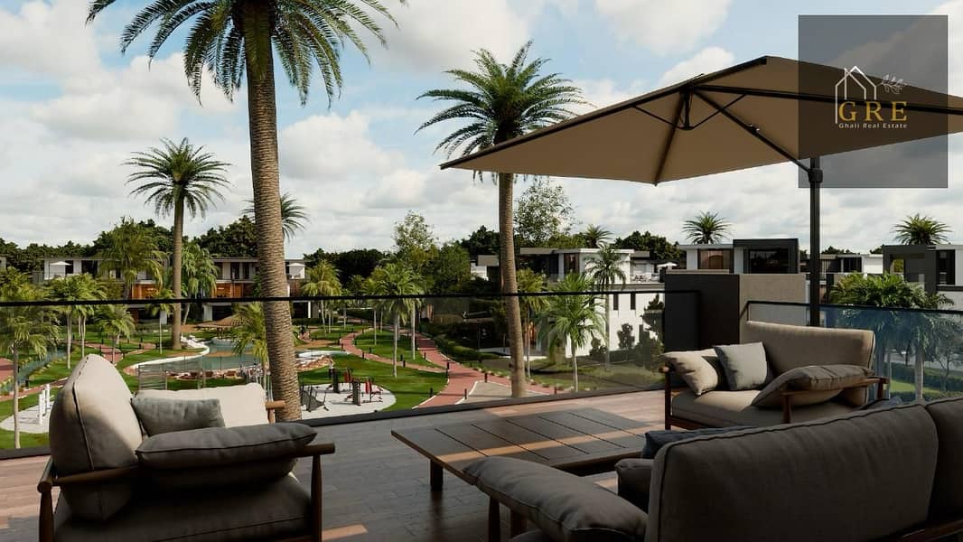 Townhouse of 225 sqm for sale with a 10% down payment and installment options up to 10 years – luxurious design and a unique investment opportunity inside Menorca Zayed – spacious reception and open views in a distinguished location - Ansicht 2