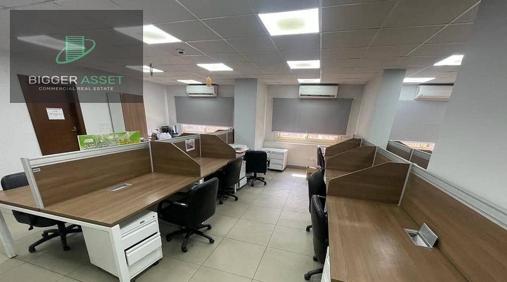 Admin Office Fully Furnished 1050 SQM For Rent in Sarayat Al Maadi – pohled 2