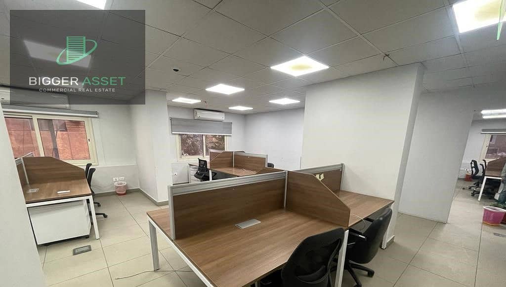 Admin Office Fully Furnished 1050 SQM For Rent in Sarayat Al Maadi – pohled 6