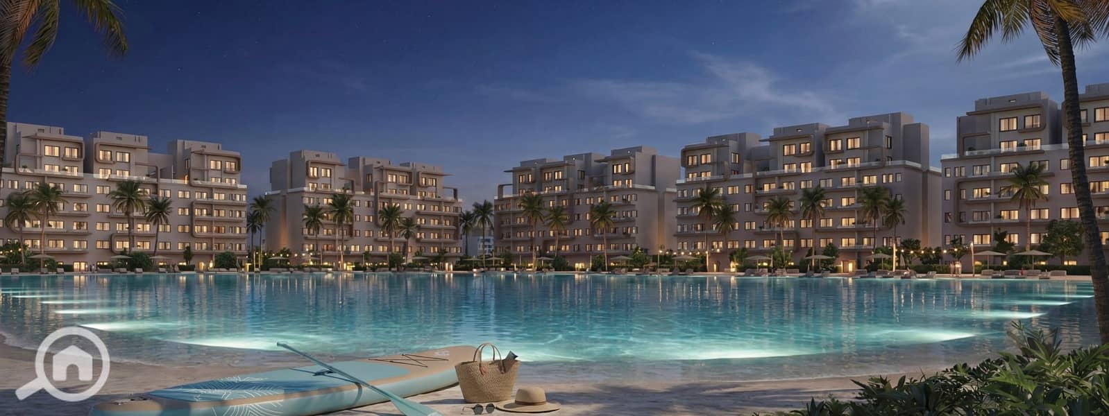 Finished chalet, lagoon view for sale in El Alamein Lagoons North Coast - Widok 6