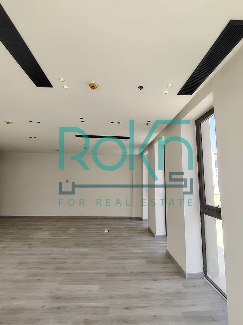 Office for rent, finished with air conditioning, directly on the axis Arkan Plaza Mall, Sheikh Zayed Al Jazeera Plaza Mall Trivium Mall Park Stree - Ansicht 3