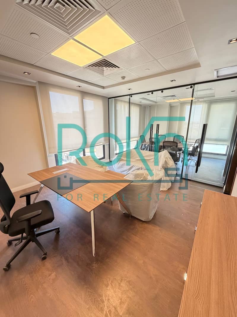Fully-finished Office ready to move office for rent in Arkan Plaza Sheikh Zayed – pohled 5