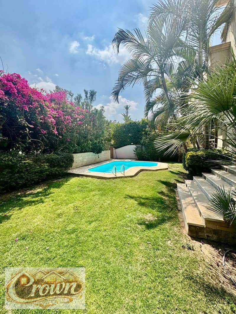 Fully furnished villa for rent with swimming pool, Katameya Hills - Widok 4