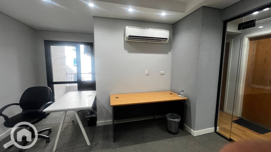 Furnished and air-conditioned administrative office for rent in Rehana Plaza, Zahraa El Maadi – pohled 5
