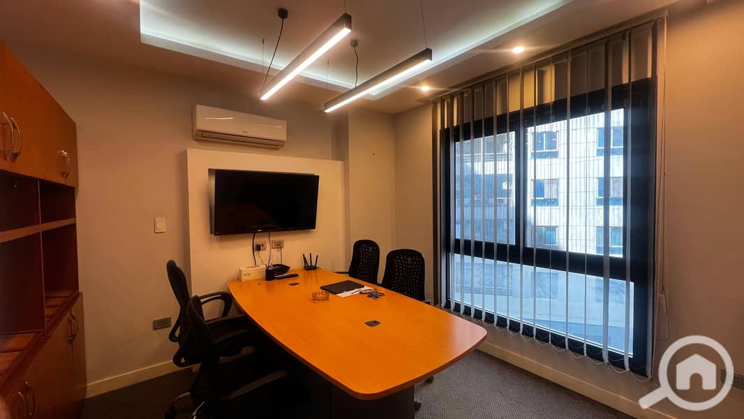 Furnished and air-conditioned administrative office for rent in Rehana Plaza, Zahraa El Maadi – pohled 6