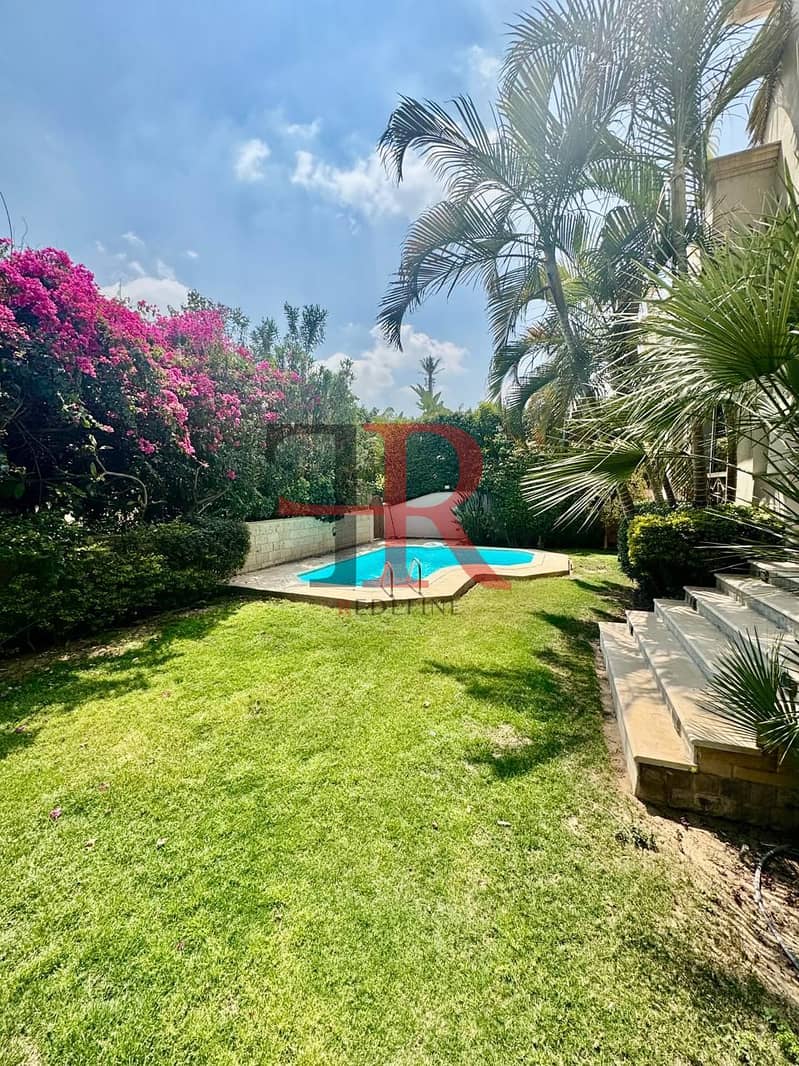 Villa for rent with private pool fully furnished ultra super lux in katameya hills compound new cairo - Widok 3