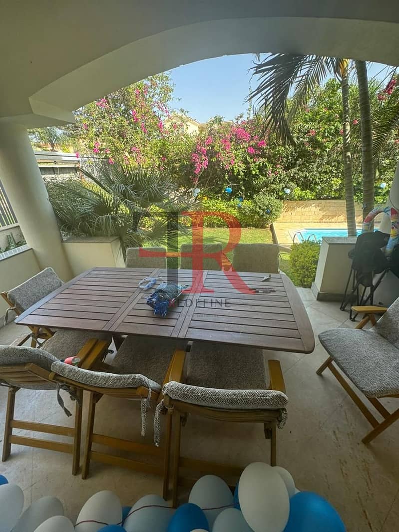 Villa for rent with private pool fully furnished ultra super lux in katameya hills compound new cairo - Widok 4