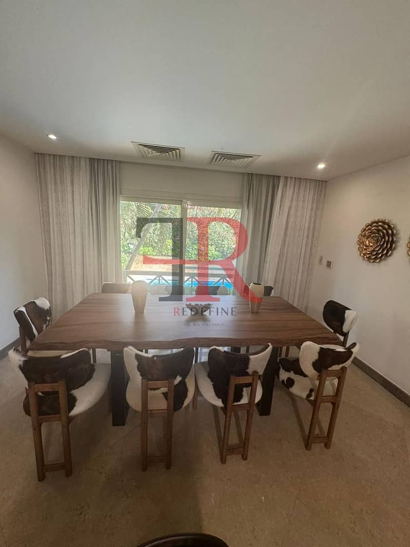Villa for rent with private pool fully furnished ultra super lux in katameya hills compound new cairo - Widok 6