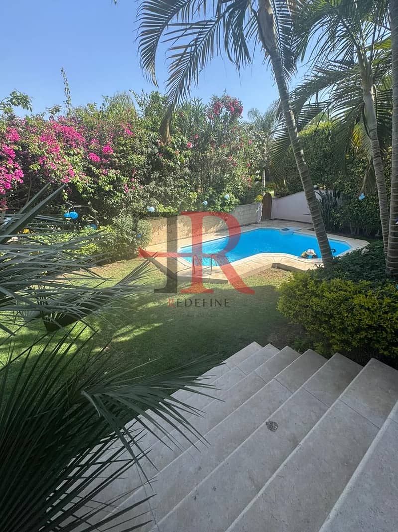 Villa for rent with private pool fully furnished ultra super lux in katameya hills compound new cairo - Więcej