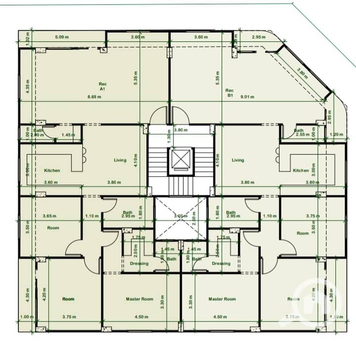 A corner apartment of 181 sqm in East Horus. Large spaces have become rare! - Widok 5