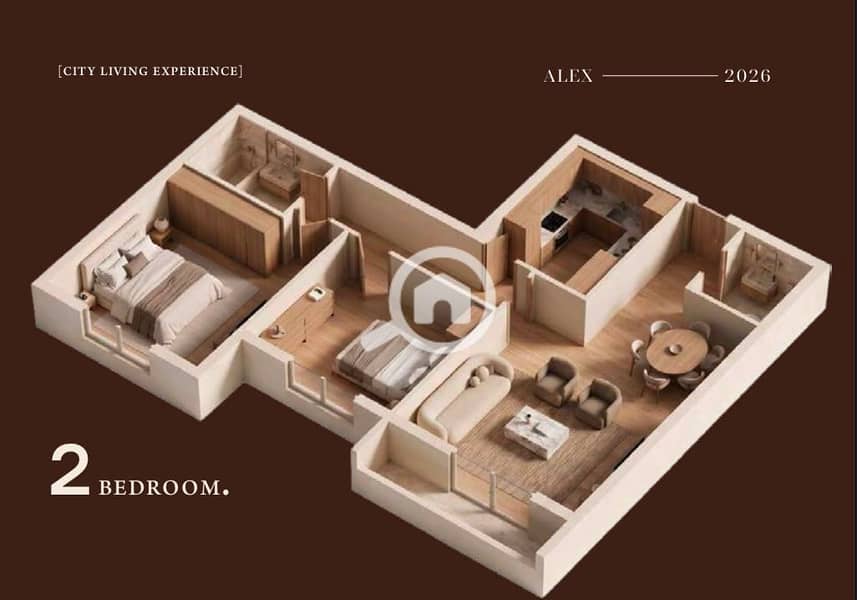 Own your apartment now at Smouha Gate with the best payment systems. - Widok 5