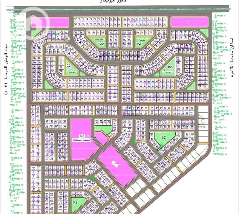For sale: a distinctive land in Beit Al-Watan – directly on the Bolivar axis, a minute from the Dahshour link and Sheikh Zayed City, and five minutes from Mall of Arabia - a clear corner lot. - Ansicht 2