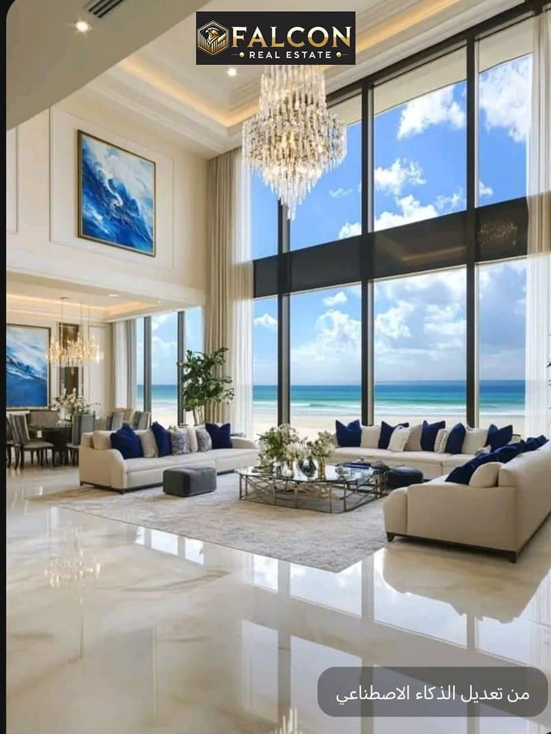 Villa first row+ private sandy beach Emirati lifestyle,5-star, villa for sale in Modon Wadi Yemm Ras El Hekma North Coast,near amwaj,lavista,marassi - Widok 3