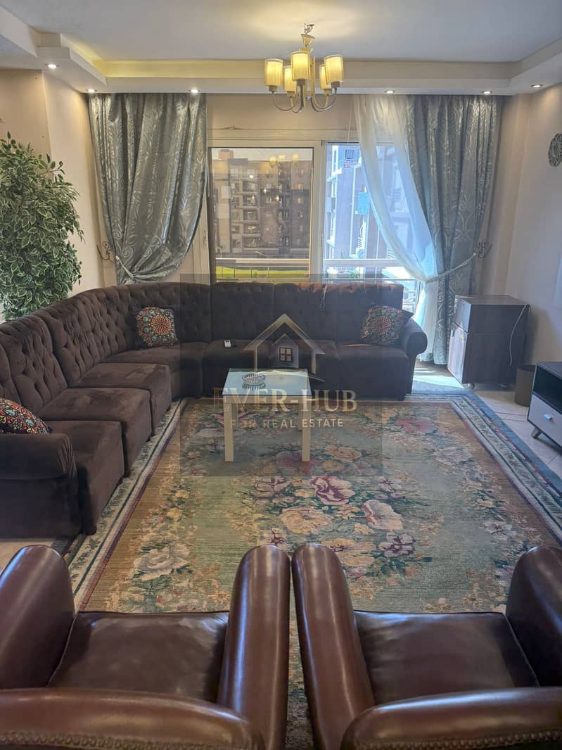 Furnished Apartment for Rent in Dar Misr Compound, District 16, Sheikh Zayed | 130 SQM | 2 Bedrooms + Open Living Area | 2 Bathrooms - Widok 2