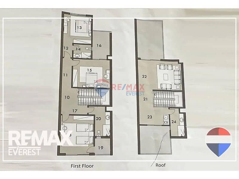 Middle Townhouse in HADABA Compound–Pyramids View - Ansicht 5