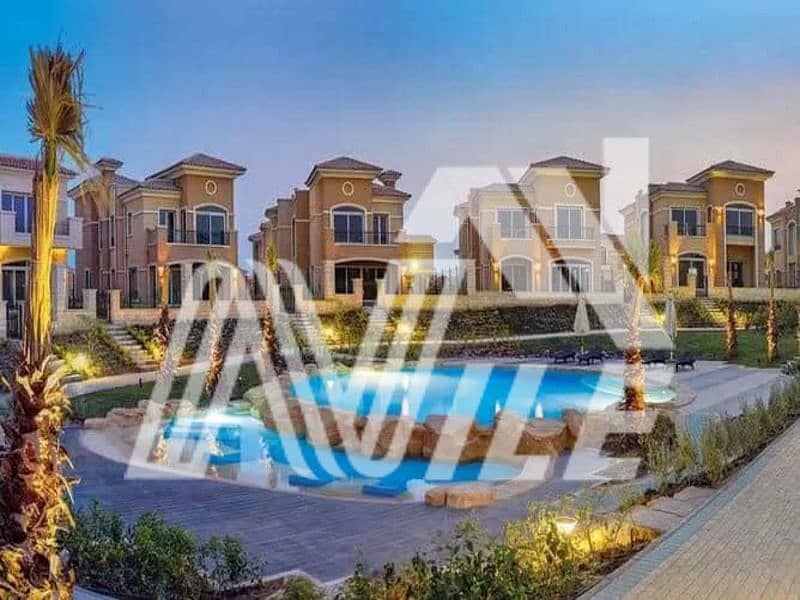 Twinhouse 405m For Sale At Sotne Park New Cairo Open View Landscape Lowest Price - Ansicht 4