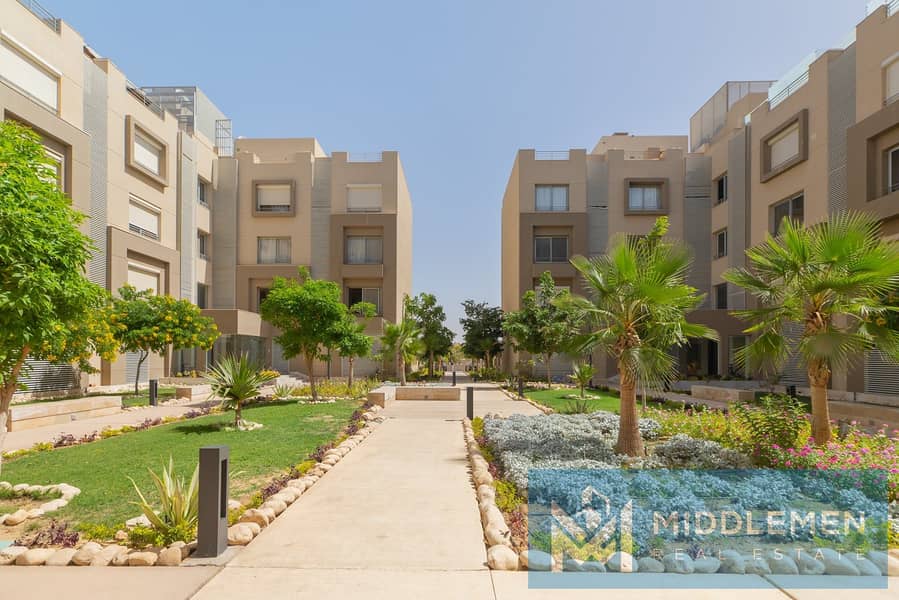 Apartment 260m Fully Finished with Furnished Prime Location Landscape view in Palm Hills Village Avenue New Cairo - Ansicht 5