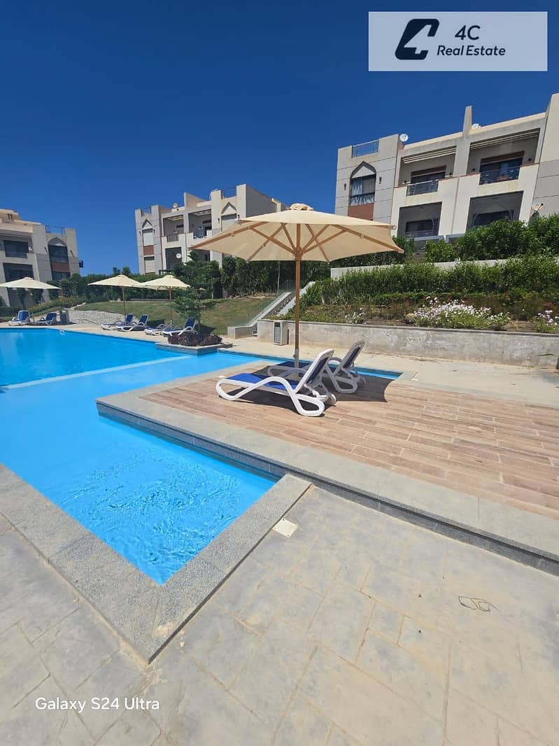 Chalet Penthouse Duplex for sale 95 m under market price fully finished ready to move bahry View pool Very prime location Gaia , North coast - Ansicht 6