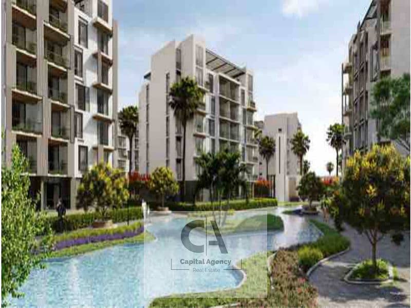 Apartment for sale in the heart of New Cairo's Fifth Settlement with a 5 % down payment in Icon Gardens Golden Square | Near the American University - Ansicht 4