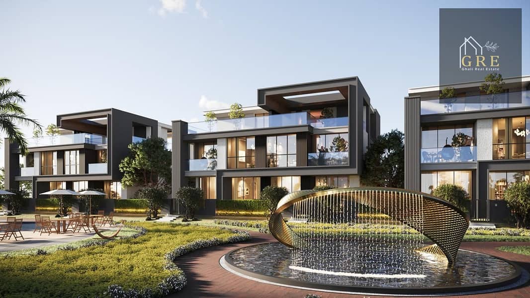 Townhouse of 225m for sale with a 10% down payment and financing up to 10 years – luxury design and a unique investment opportunity inside Menorca Zayed – spacious reception and open views in a prime location - Widok 4