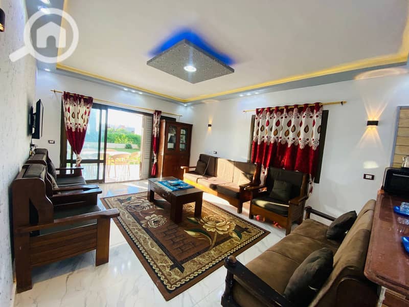 Chalet for rent, two air-conditioned rooms, ground floor with a garden in Al-Shorouk Village – pohled 3