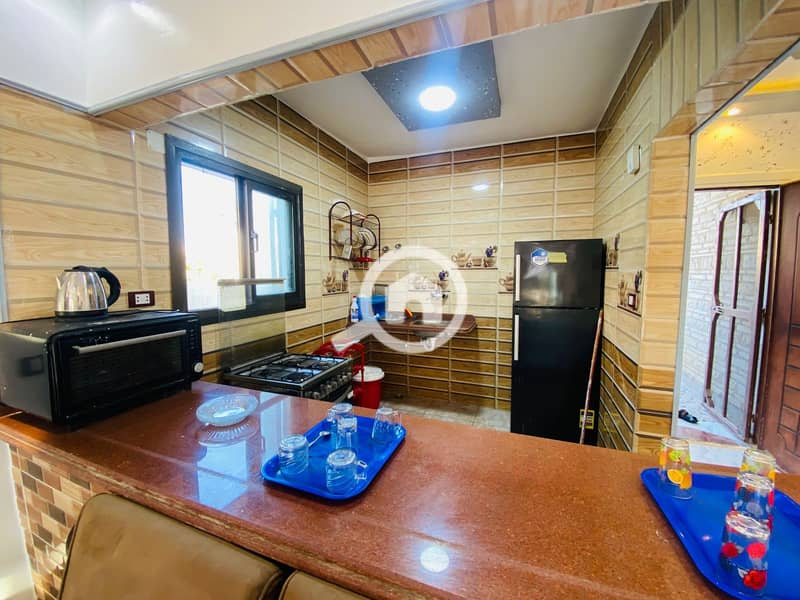 Chalet for rent, two air-conditioned rooms, ground floor with a garden in Al-Shorouk Village – pohled 6