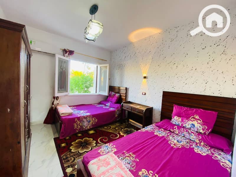 Chalet for rent, two air-conditioned rooms, ground floor with a garden in Al-Shorouk Village – další