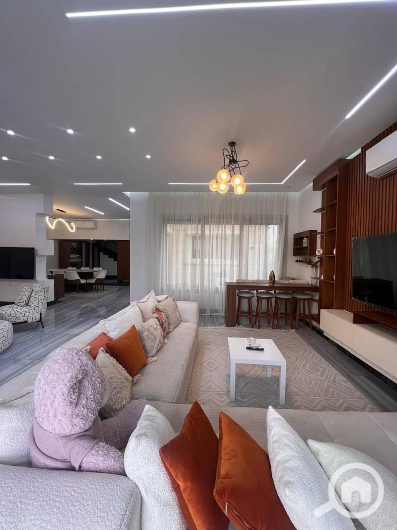 Standalone villa Fully Furnished 5BR With Modern furniture For Rent In El Sheikh Zayed inside Compound Jedar - Ansicht 5
