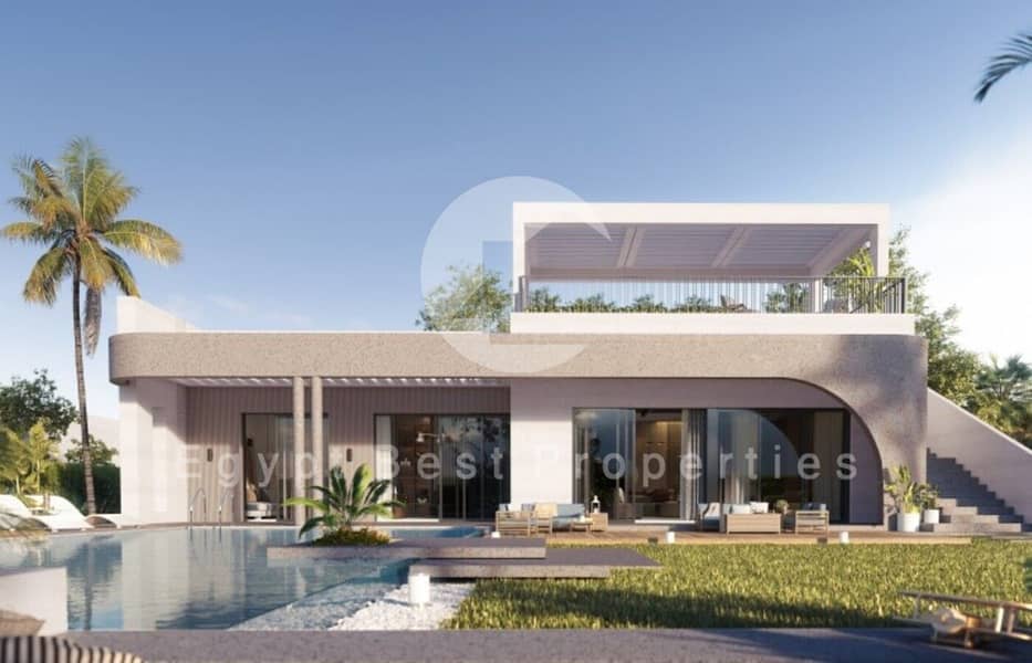 Best Sea View Location in Soma Bay | Fully Finished 2 Bedroom Twin House | Only 5% Down Payment & Up to 8 Years Installments - Widok 2